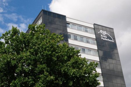 Kreishaus in der Aldegreverstraße in Paderborn